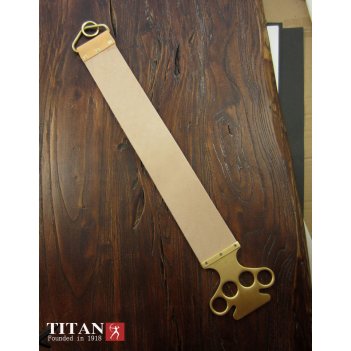 Ремень Titan для правки опасной бритвы Handmade
