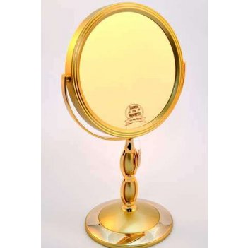 Зеркало B7 8066 G5/G Gold наст. кругл. 2-стор. 5-кр.ув.18 см